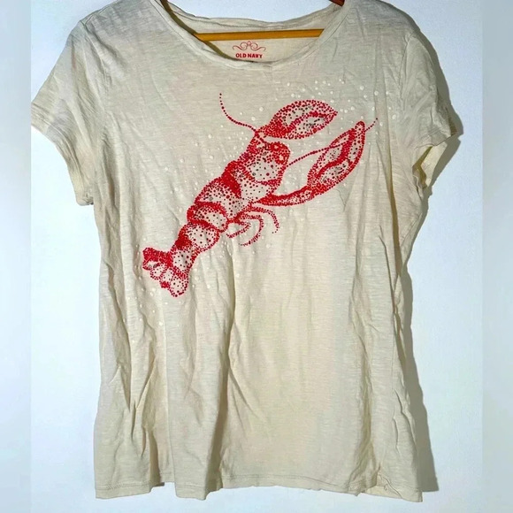 Old Navy Lobster Daze Tee Shirt - Picture 1 of 3